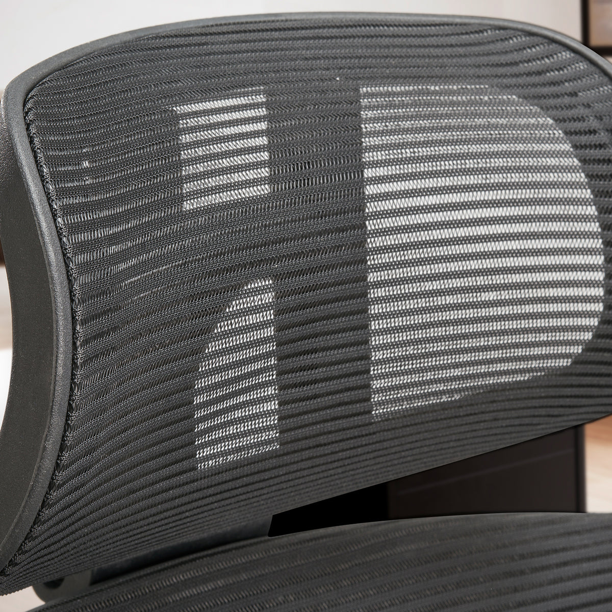 Bureaustoel Zwart Mesh Bekleding Bureaustoel tot 120 kg met Hoofdsteun