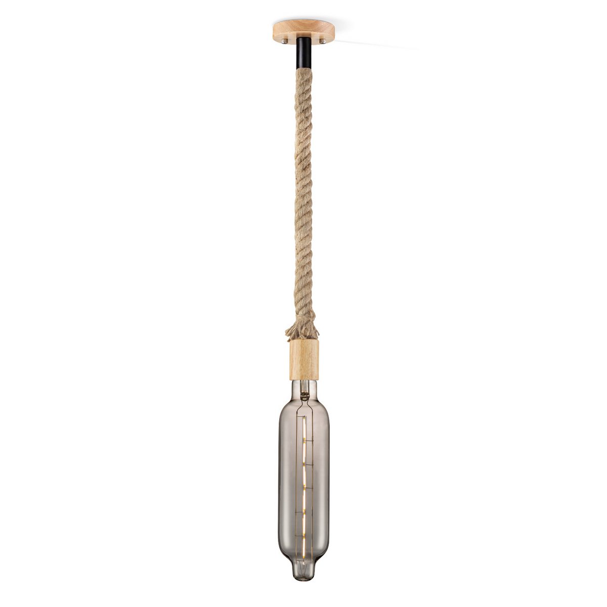 Home Sweet Home hanglamp Leonardo Tube - G78 - dimbaar E27 rook