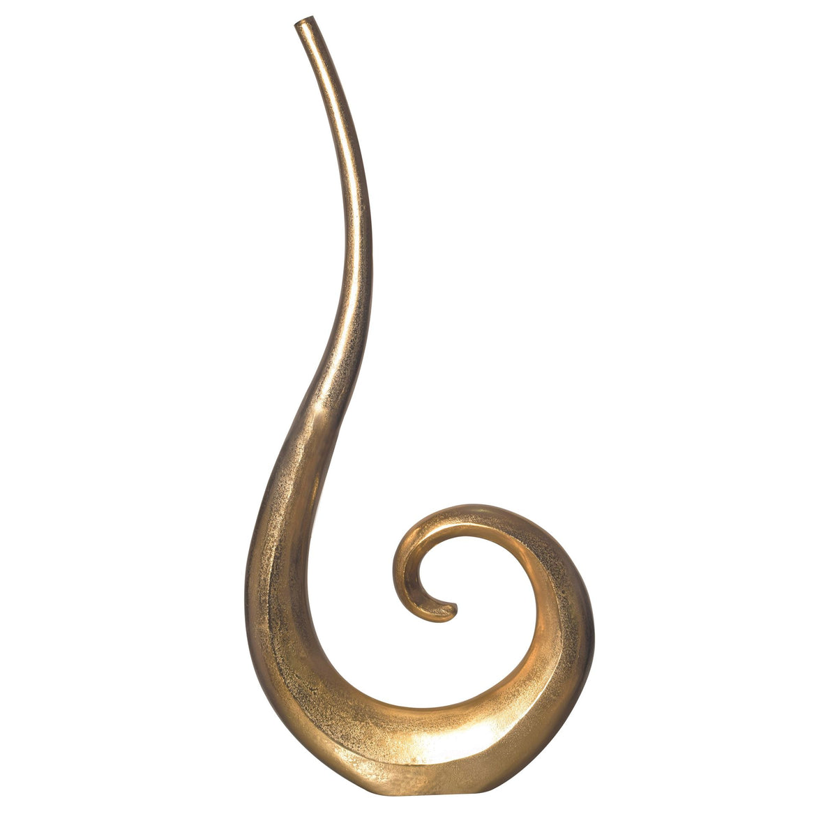 Decoratieve Vaas 100 cm Aluminium Goud Spiraal