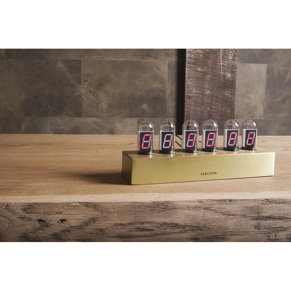 Tafelklok Kathode Geborsteld