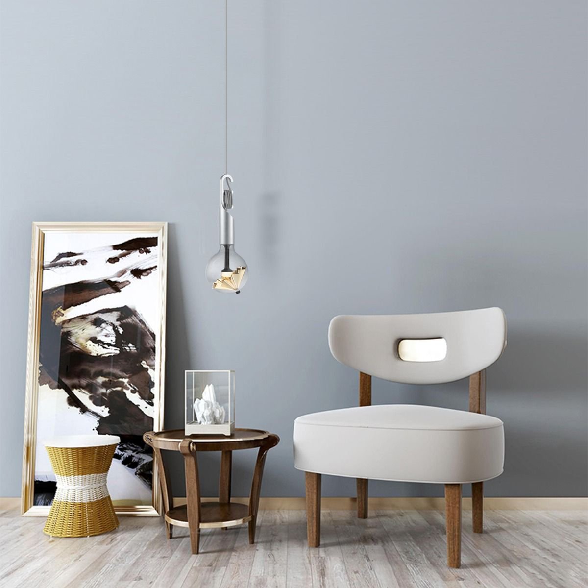 Home Sweet Home Hanglamp Move Me Twist Paraplu 5,5W 2700K grijs-goud