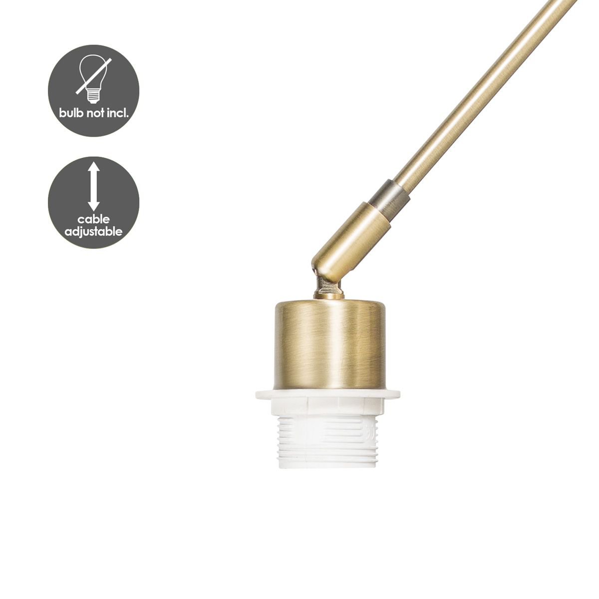 Home Sweet Home verlichtingspendel Shift 35/35/80cm - Messing