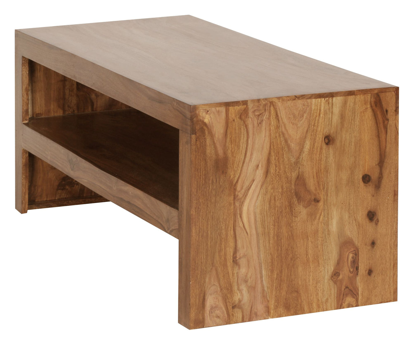 Massief houten salontafel Durban Sheesham 110 cm breed