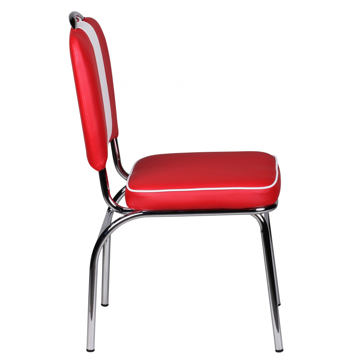 ELVIS American Diner 50s Retro | Eetkamerstoel kleur rood wit