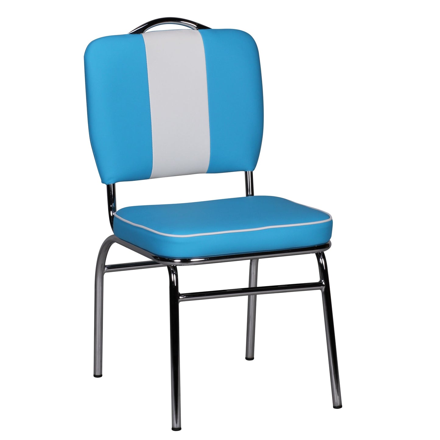 ELVIS American Diner 50s Retro | Eetkamerstoel kleur blauw wit
