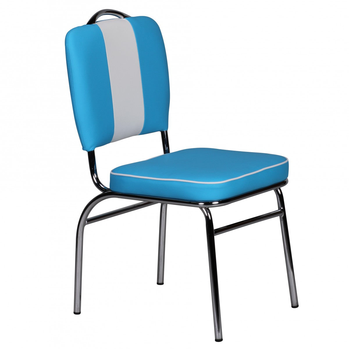 ELVIS American Diner 50s Retro | Eetkamerstoel kleur blauw wit