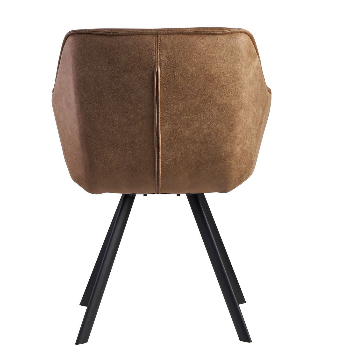 dining suede look beige gestoffeerd | Keukenstoel met zwarte poten