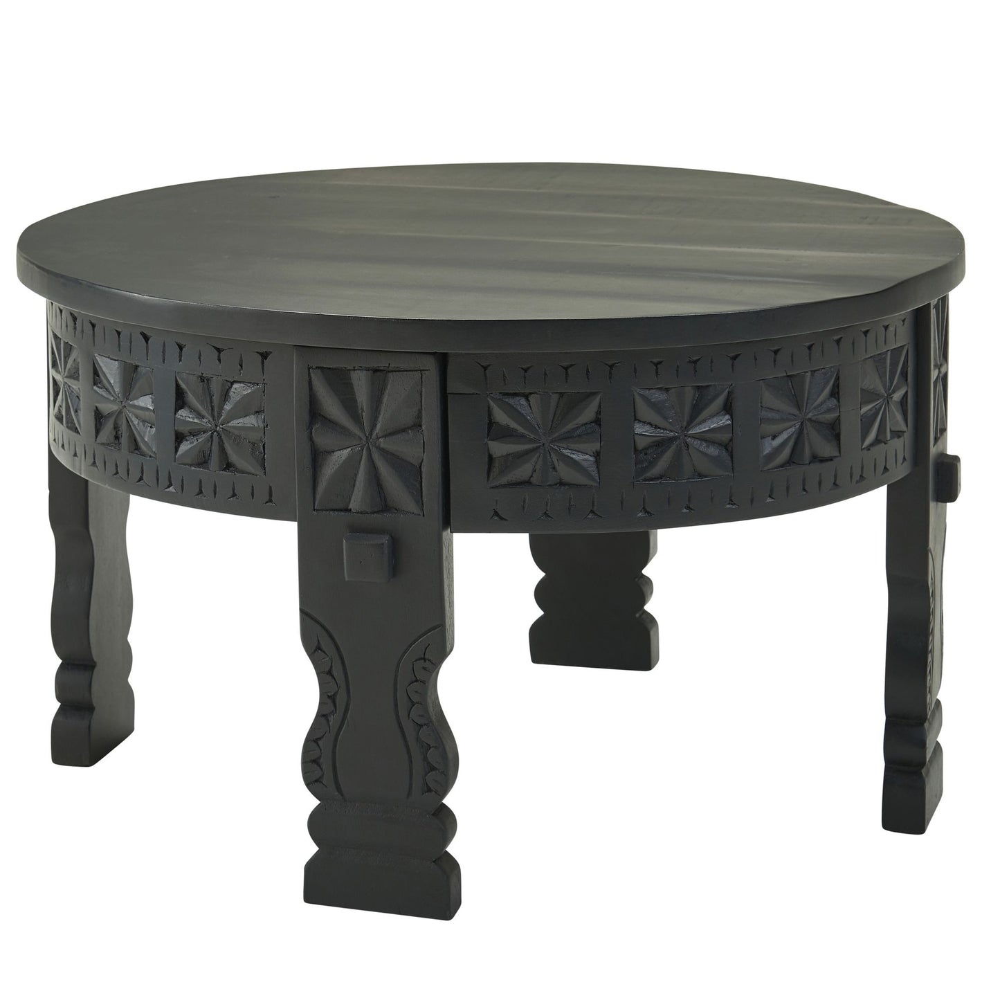 design salontafel 60x36x60 cm Mango massief houten salontafel