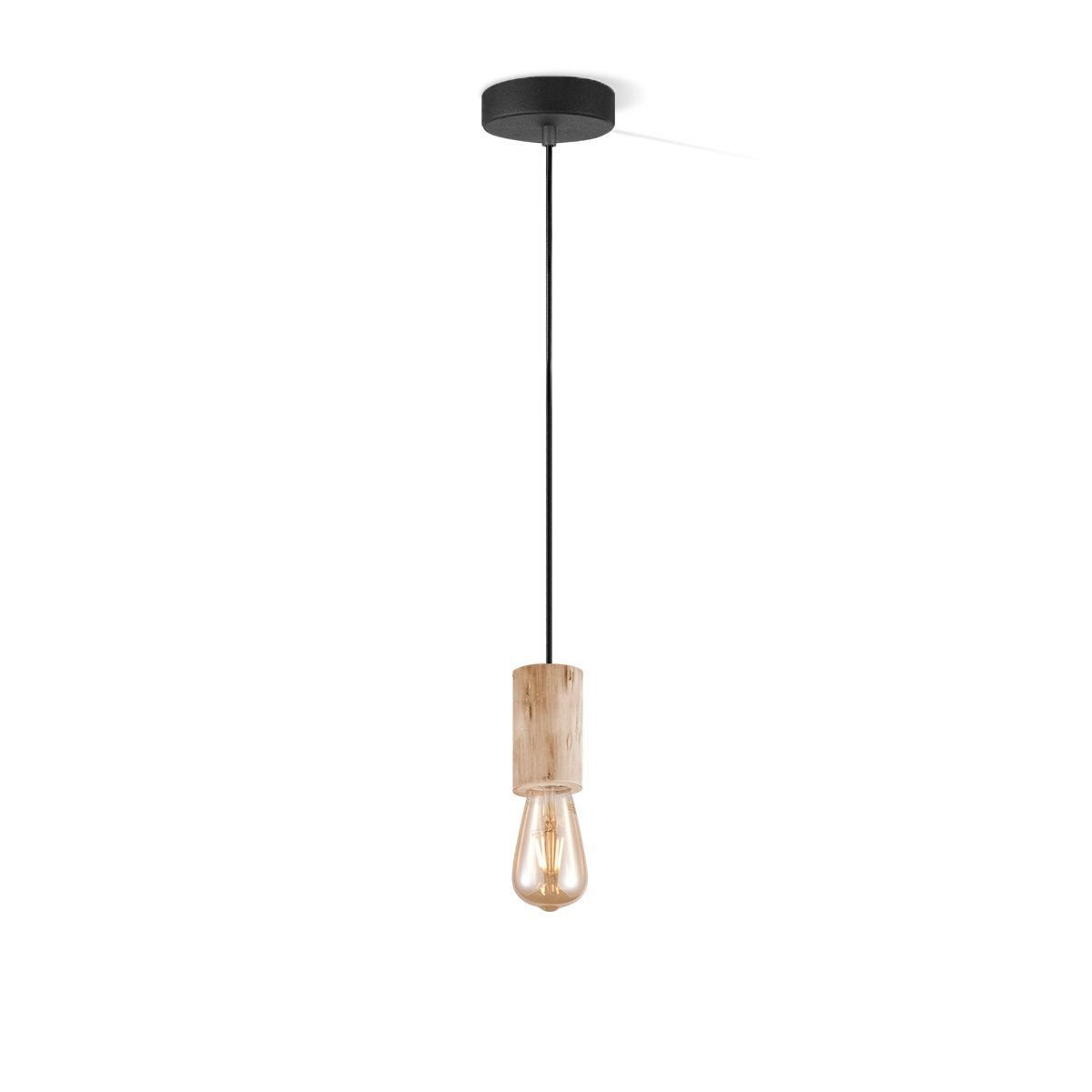Home Sweet Home Hanglamp Billy - hout - 10x10x116cm
