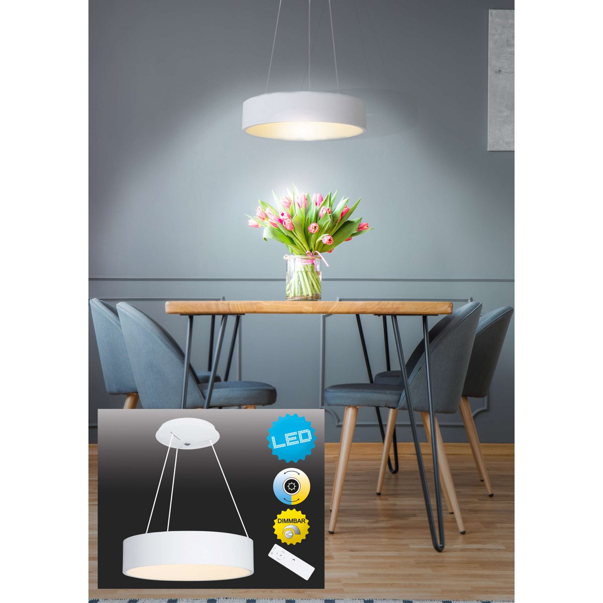 LED hanglamp "Carla"