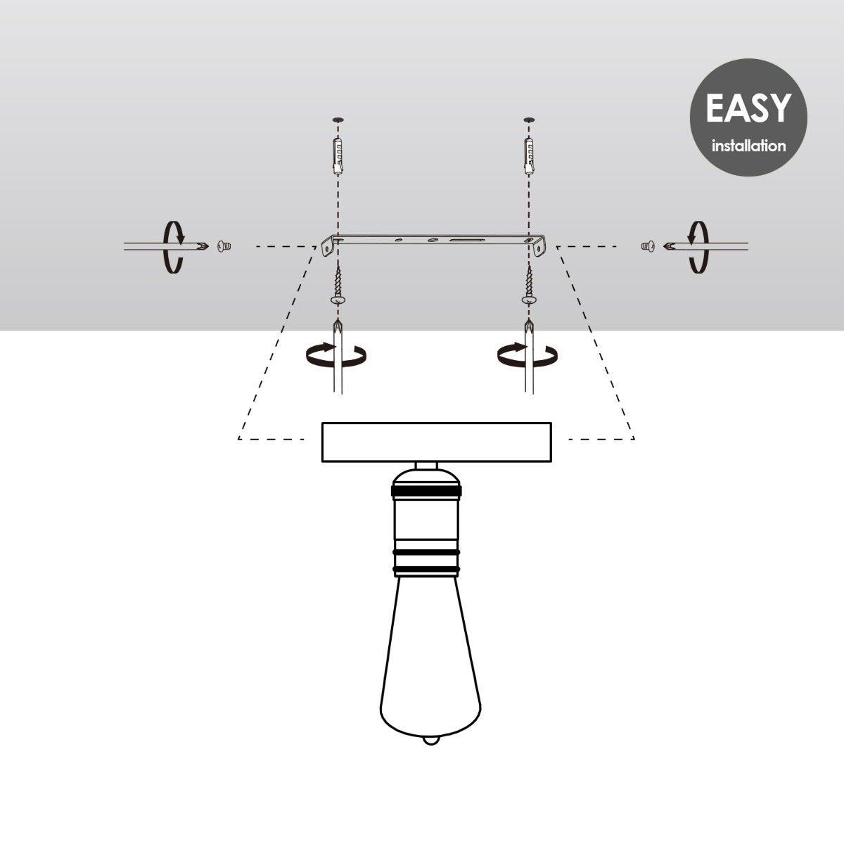 Home Sweet Home Wandspot Nitro - incl. dimbare LED lamp - messing