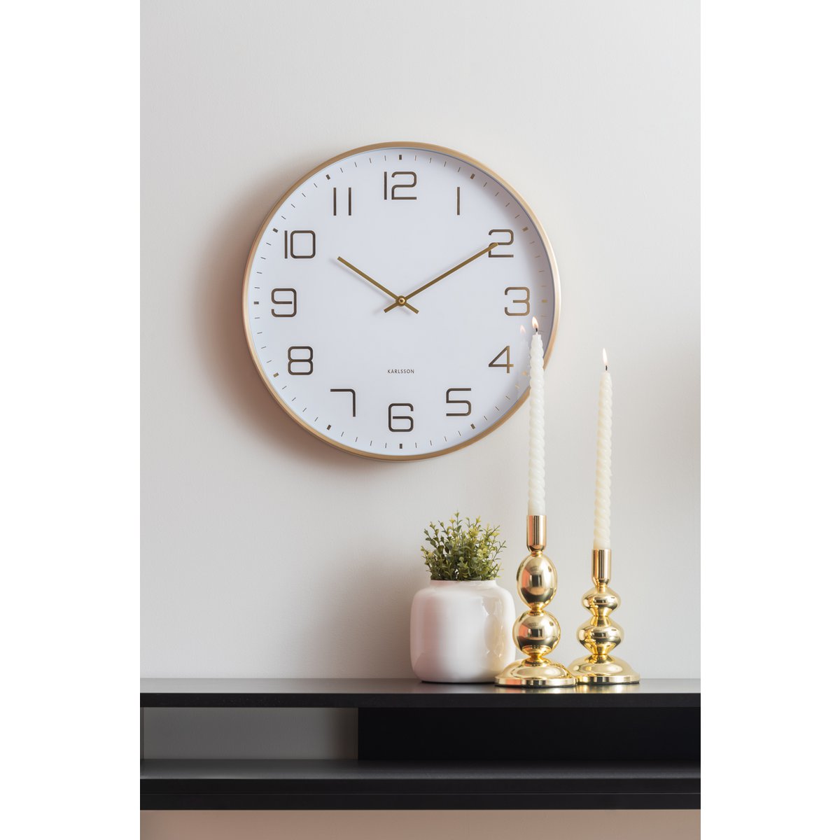 Wandklok Elegantie Glow