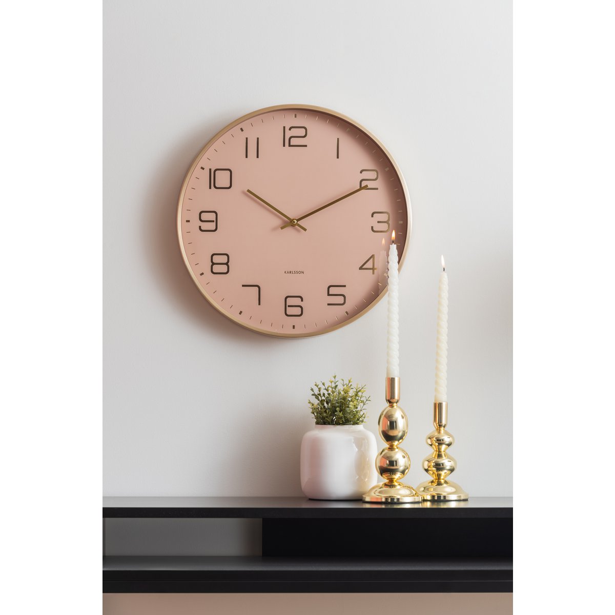 Wandklok Elegantie Glow