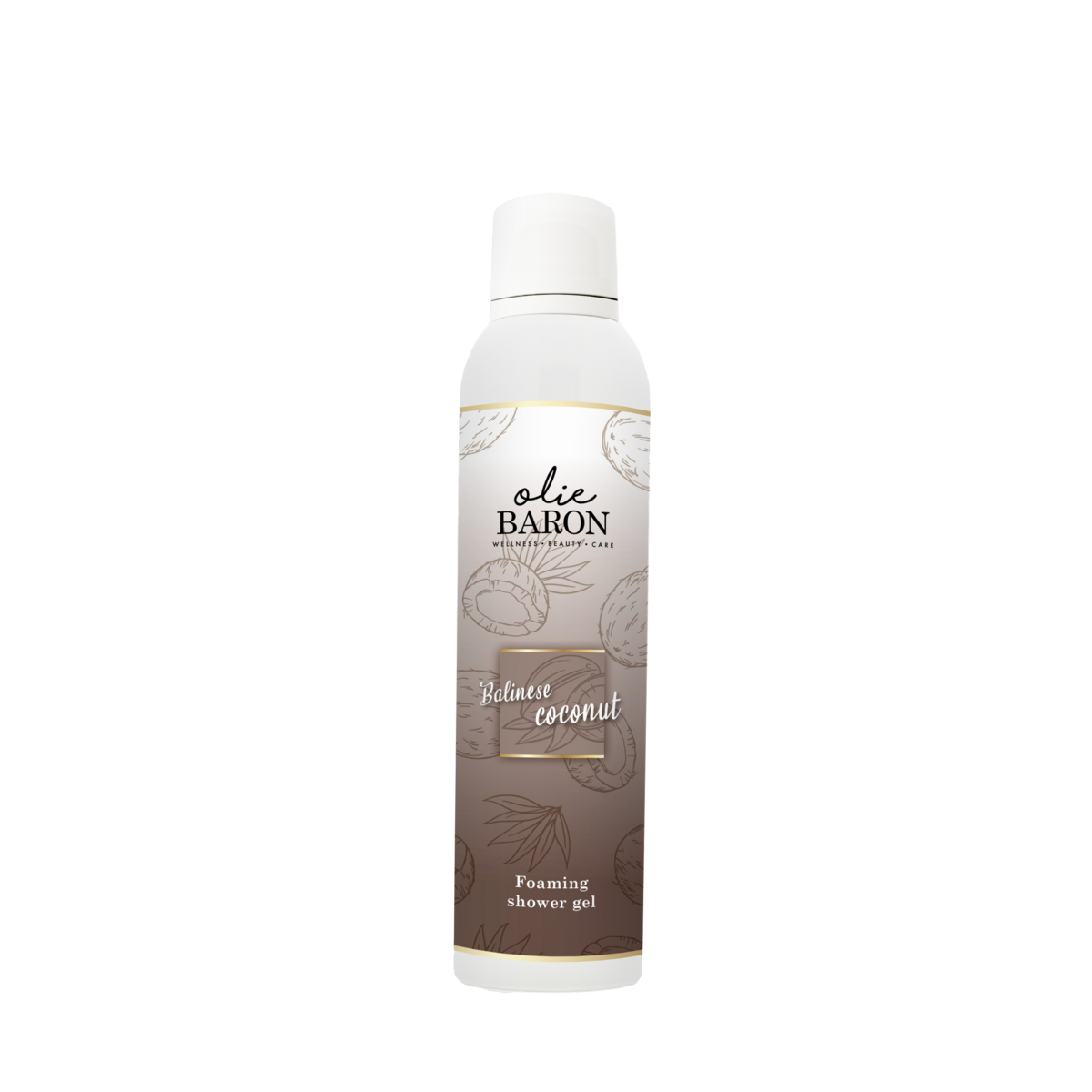 De Oliebaron® - Foaming shower gel - Balinese cocos - 200 ml