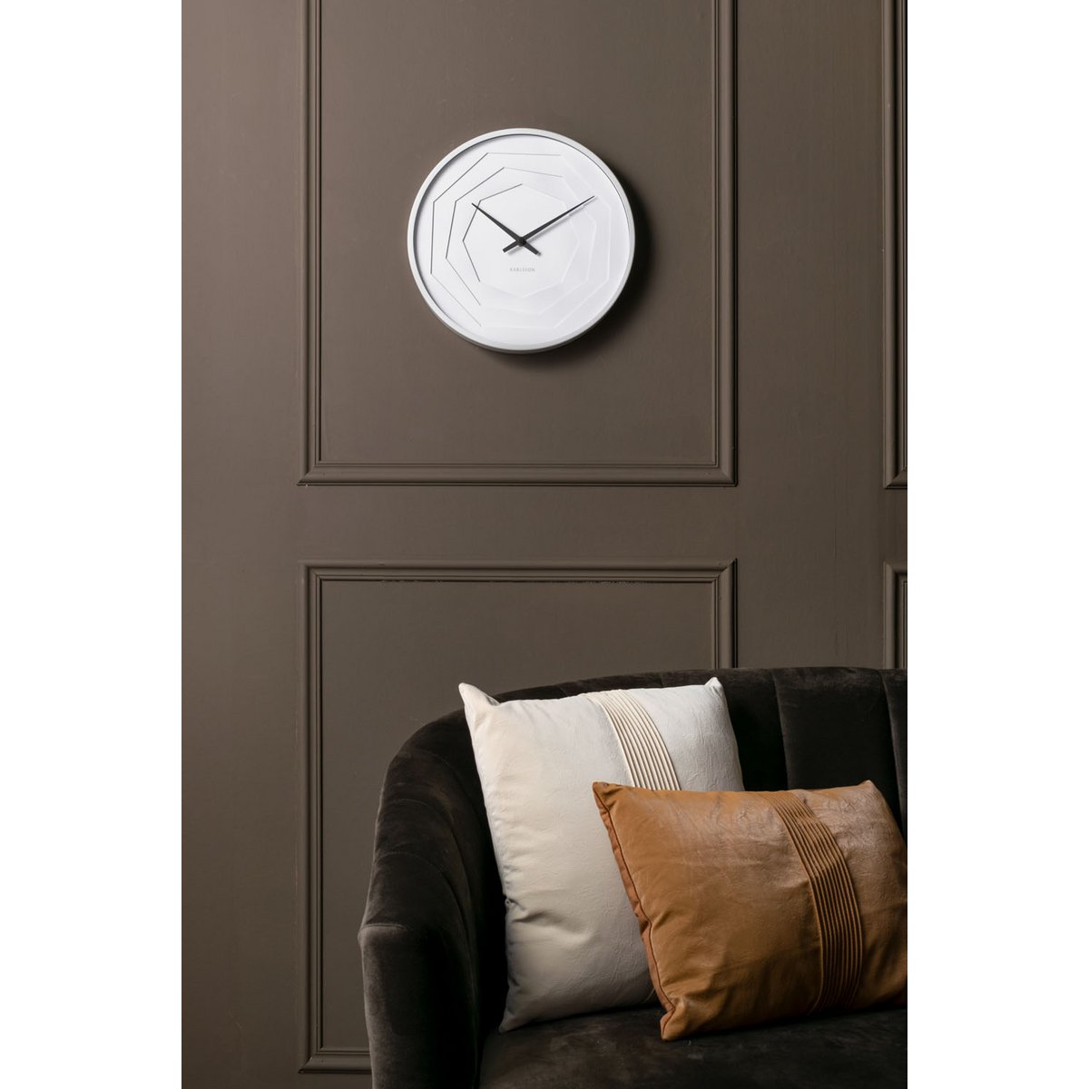 Wandklok gelaagde origami