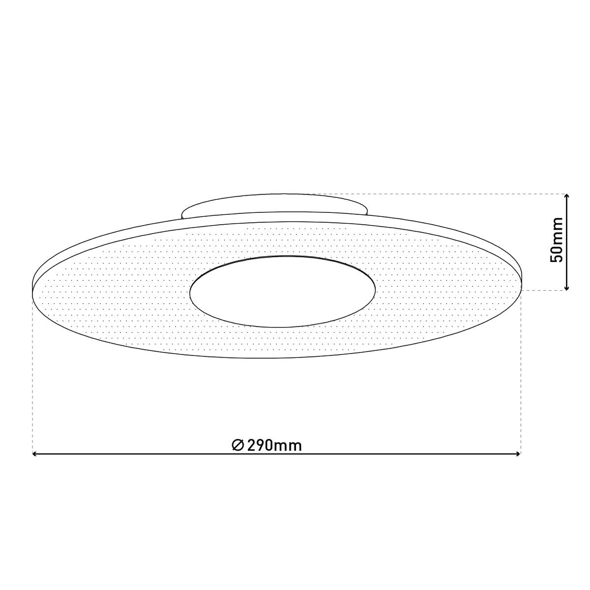 LED plafondlamp "Modesto" d: 29cm