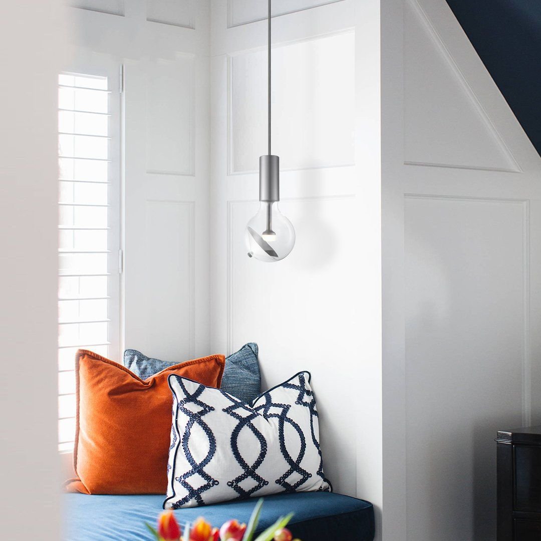 Home Sweet Home Verlichtingspendel Pulley - Grijs - 12x12x154 cm