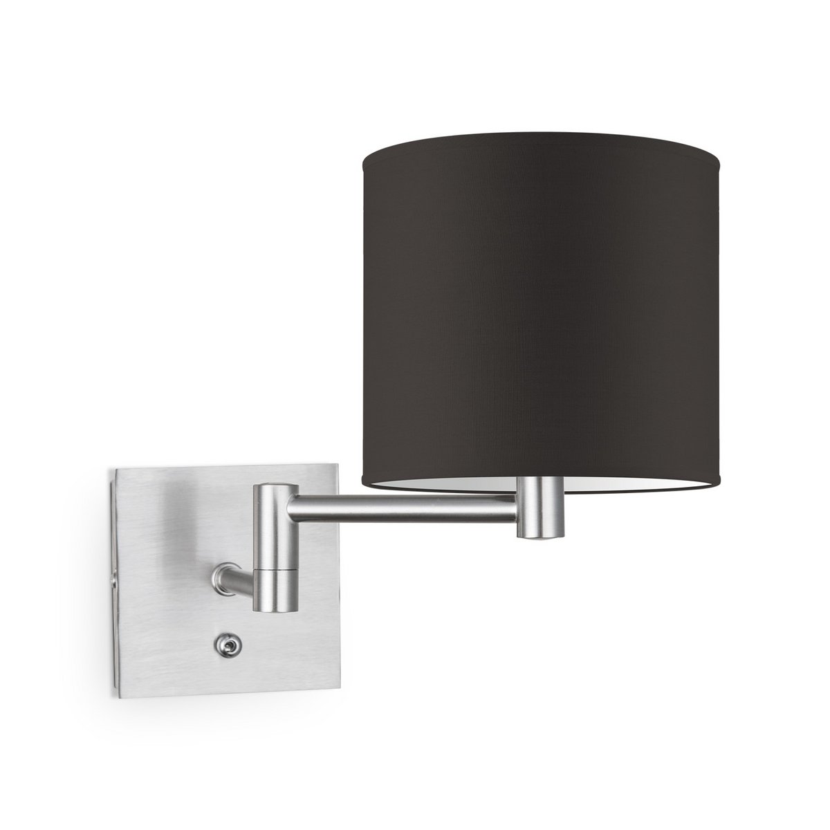 Home Sweet Home Wandlamp - Swing, E27, chocolade Lampenkap 20x17cm