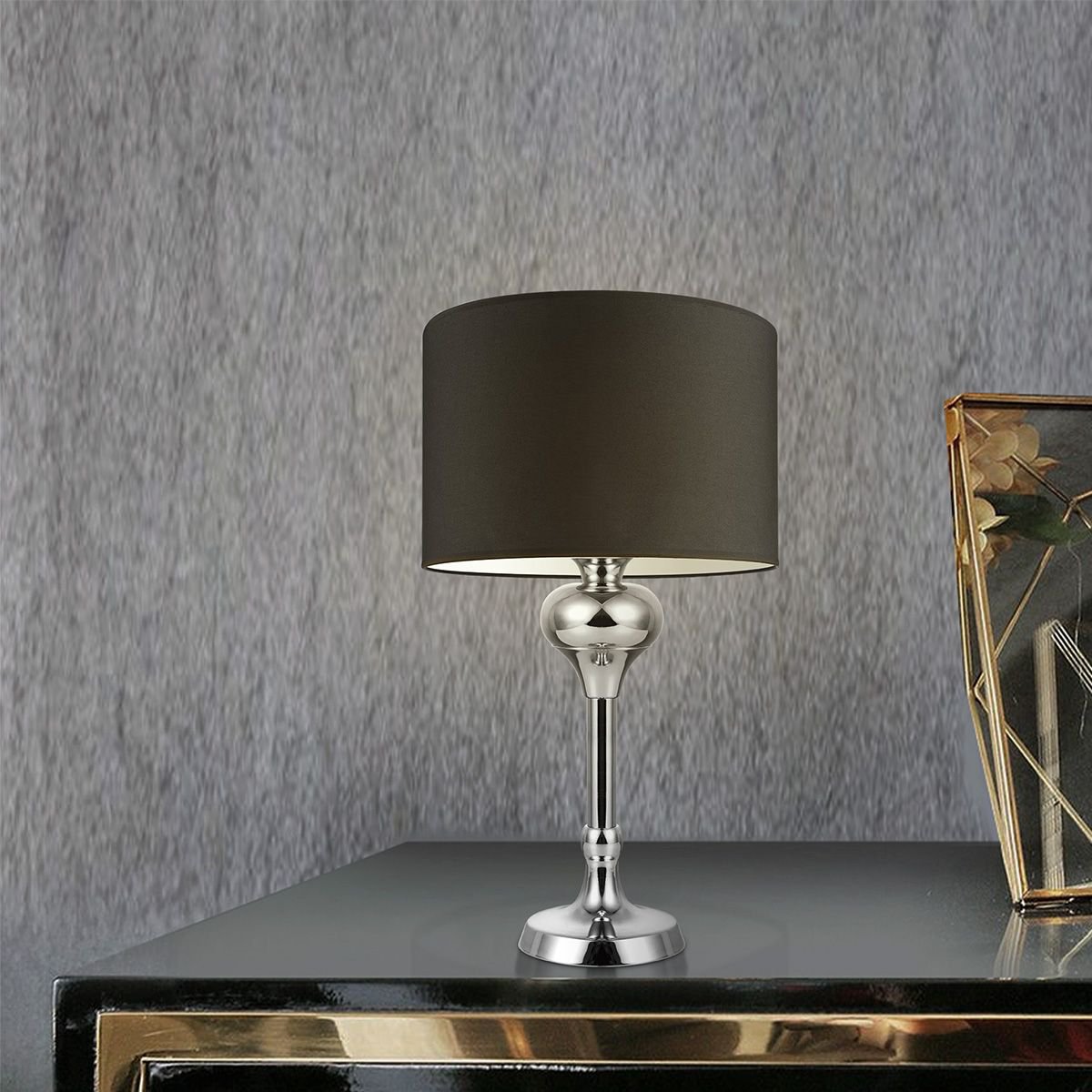 Home Sweet Home tafellamp voet Bima 10.5/10.5/35cm - Chroom