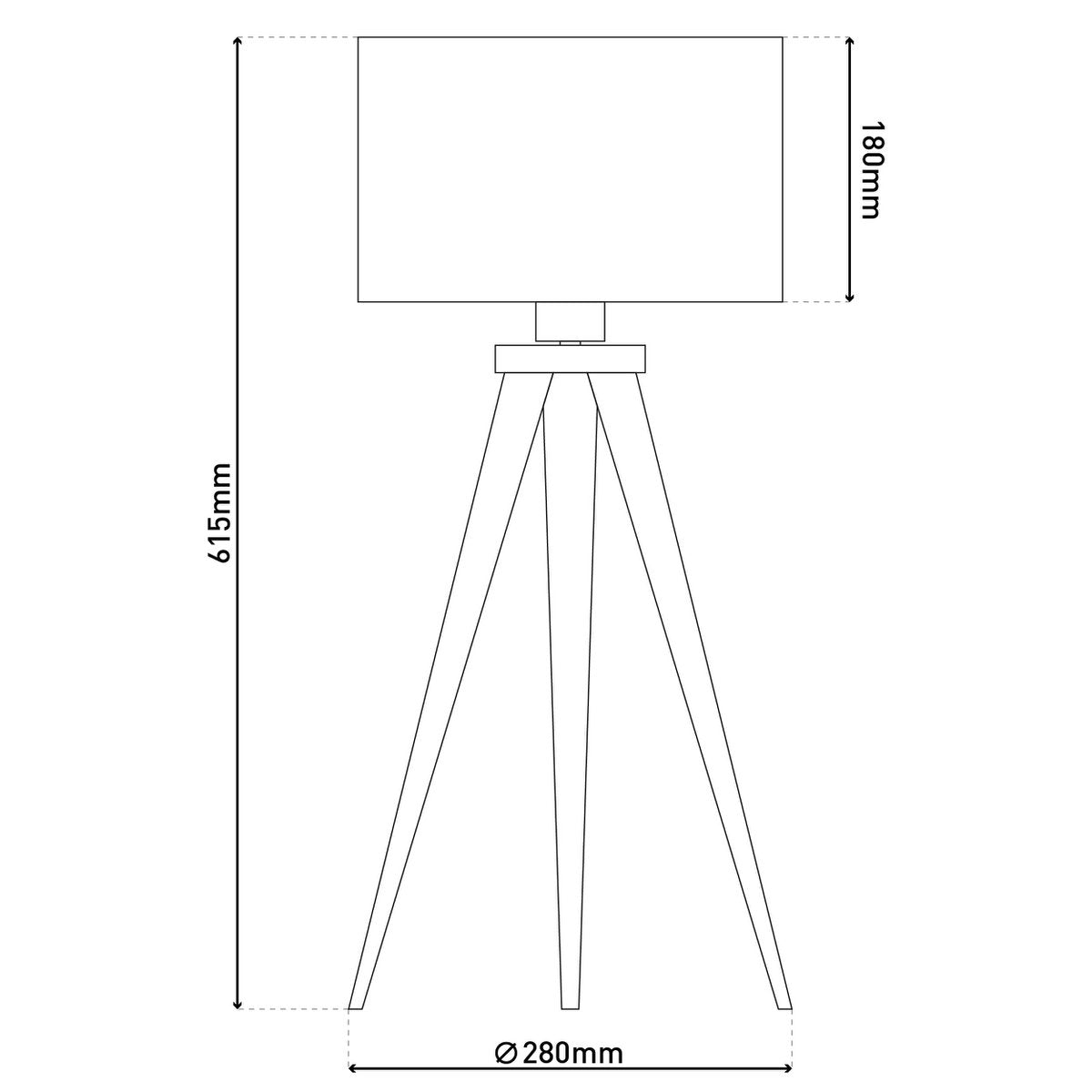 Kruklamp 3-poot "Statief"