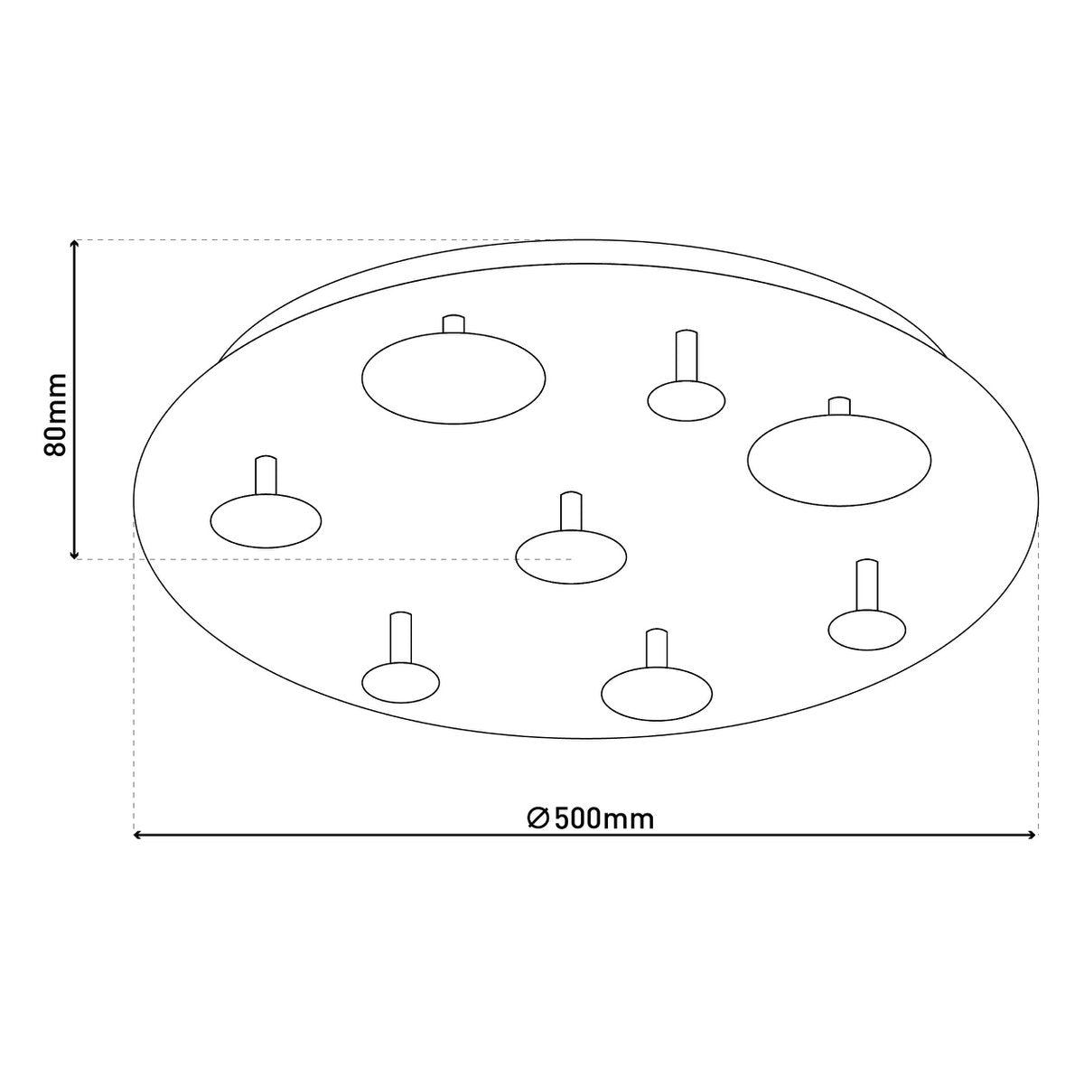 LED plafondlamp "Firenze"