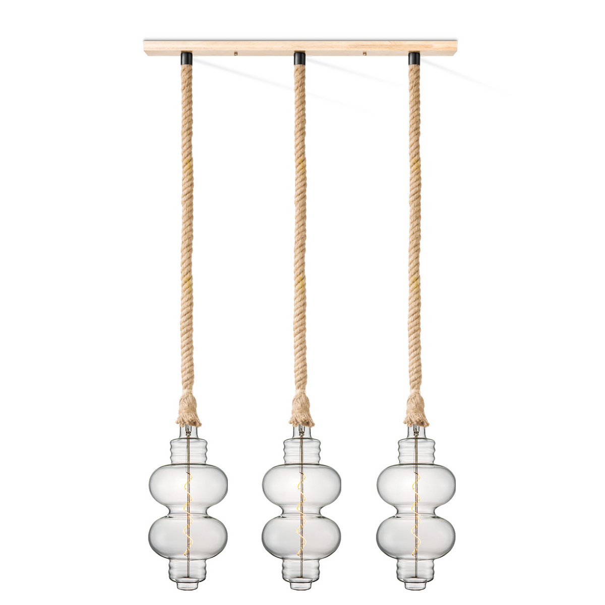 Home Sweet Home hanglamp Leonardo Diabolo - 3L dimbaar E27 helder