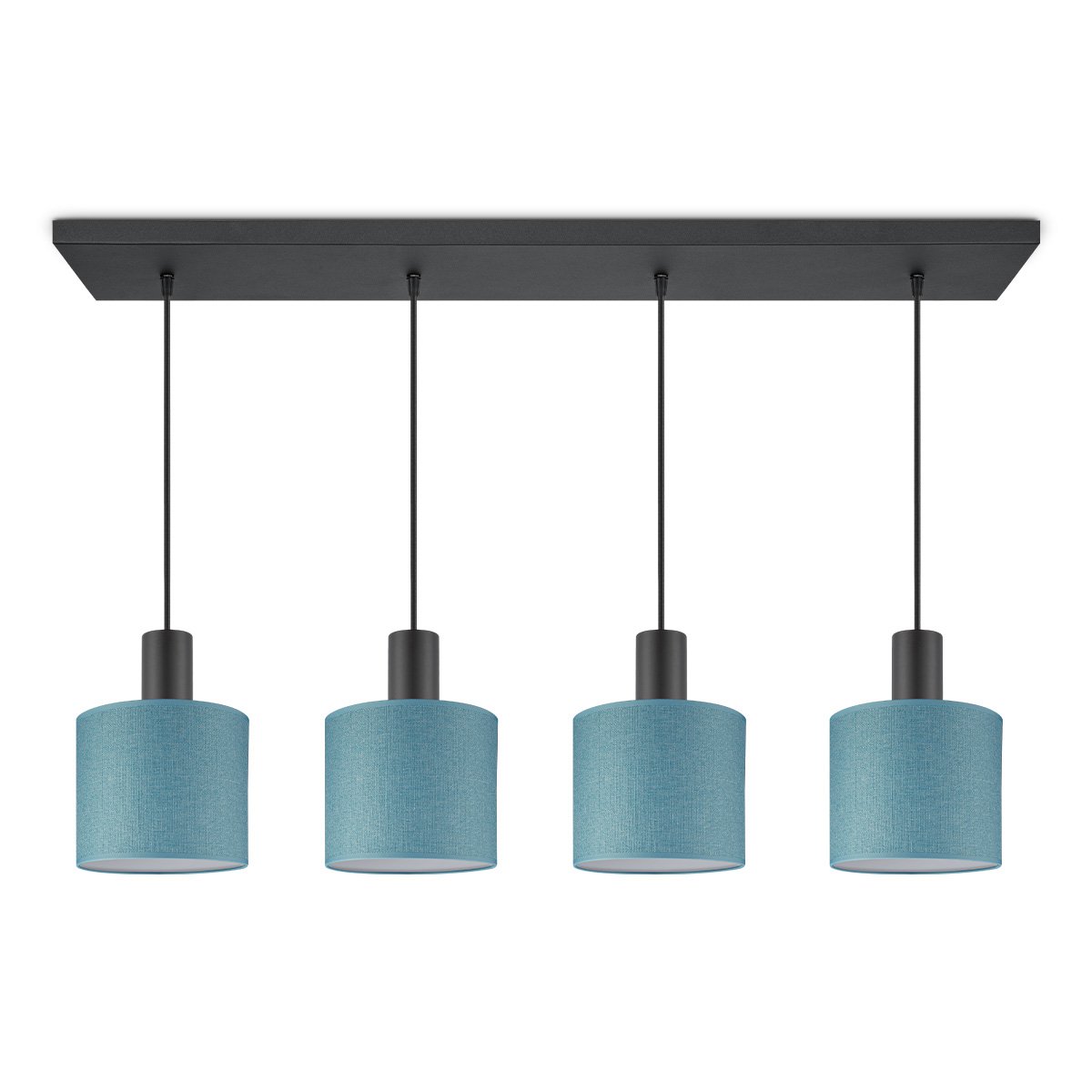 Home Sweet Home hanglamp Canvas-Xxl Bar 4L-Petrol Blauw-20cm
