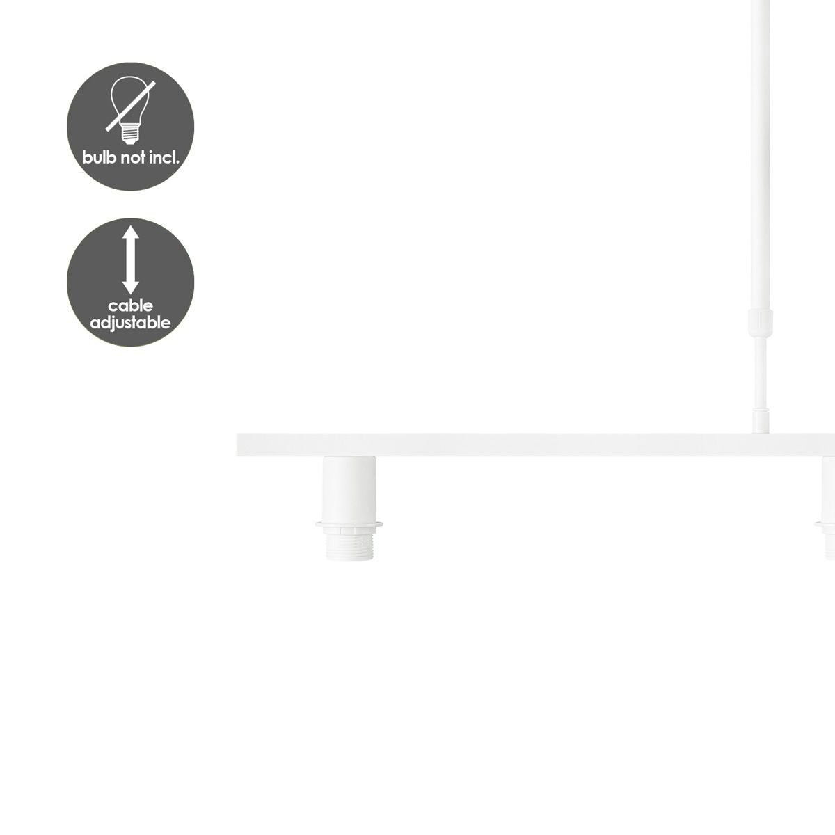 Home Sweet Home verlichtingspendel Bridge 97/20/76-112 - Wit