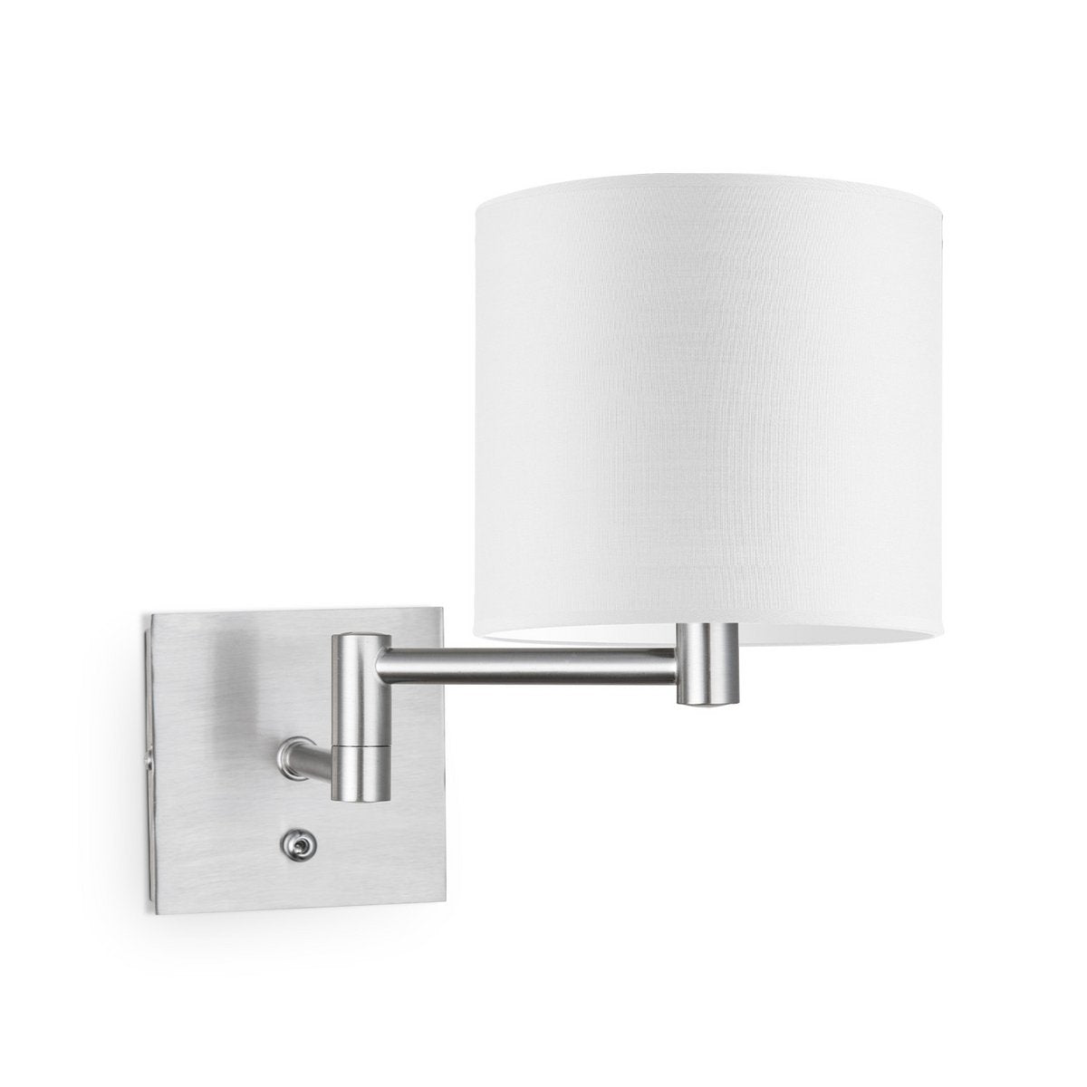 Home Sweet Home Wandlamp - Swing, E27, wit Lampenkap 20x17cm