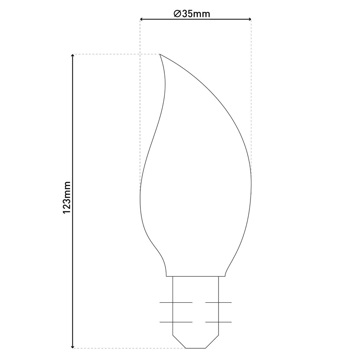 6 Set geleide kaarsen windvlaag met E14 -versie, glas, warm wit, voor eetkamer, woonkamer, gang of kantoor
