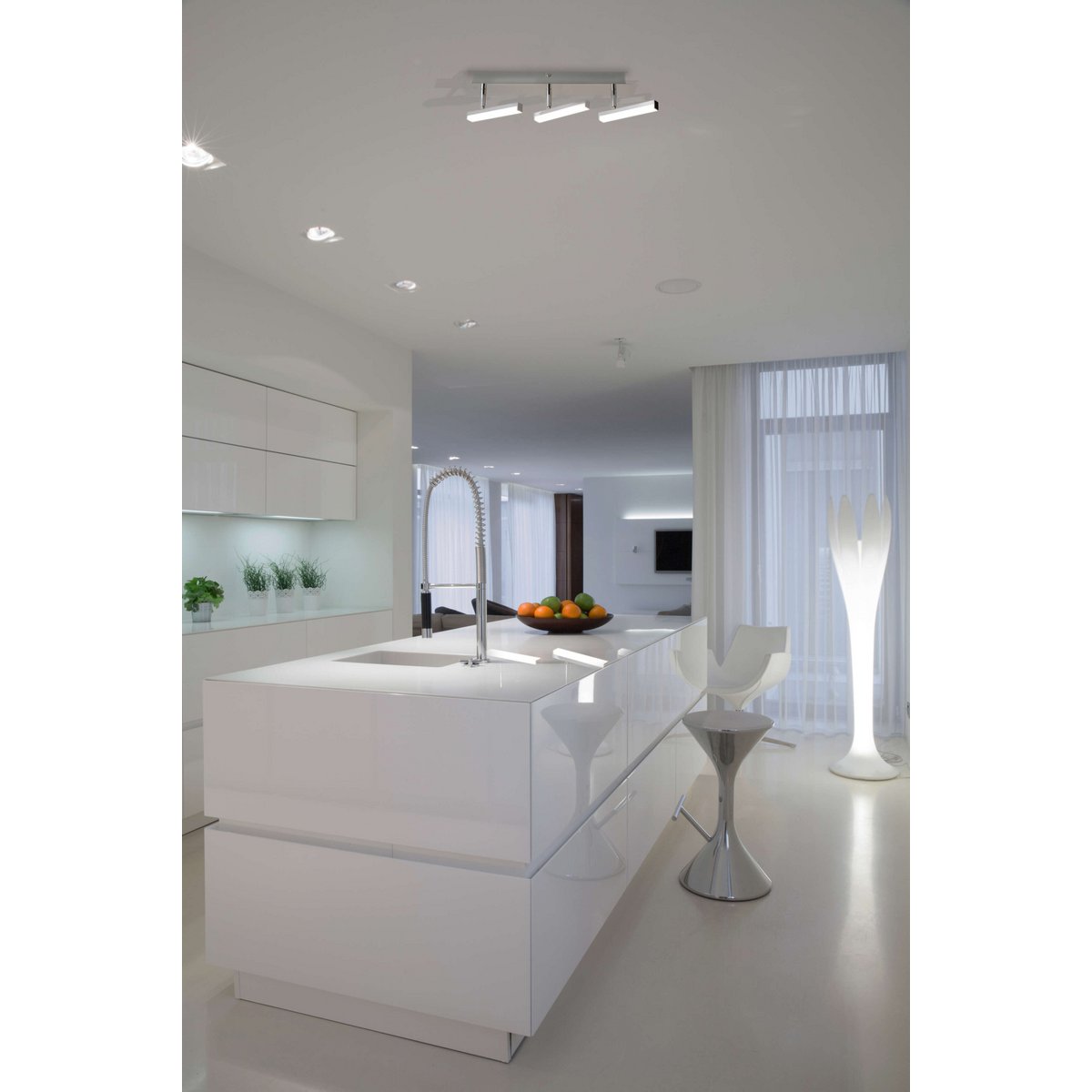 LED plafondlamp "Turin" l:49.5cm