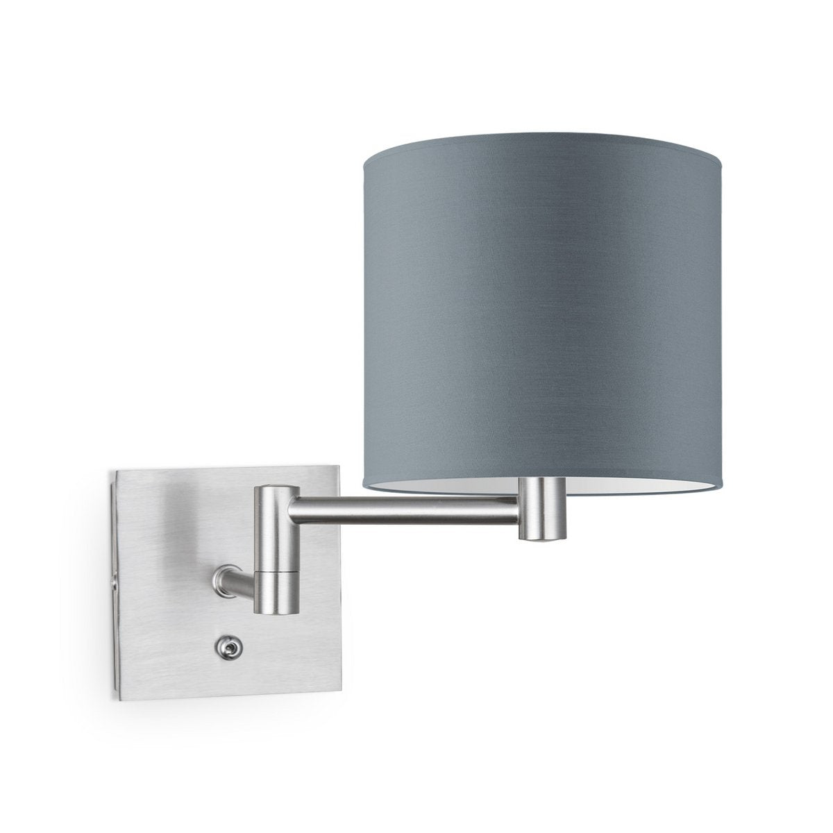 Home Sweet Home Wandlamp - Swing, E27, grijs Lampenkap 20x17cm