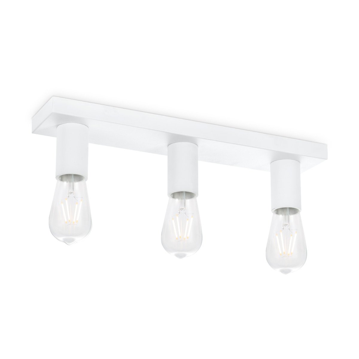 Home Sweet Home Opbouwspot Nitro 3 - incl. dimbare LED lamp - wit