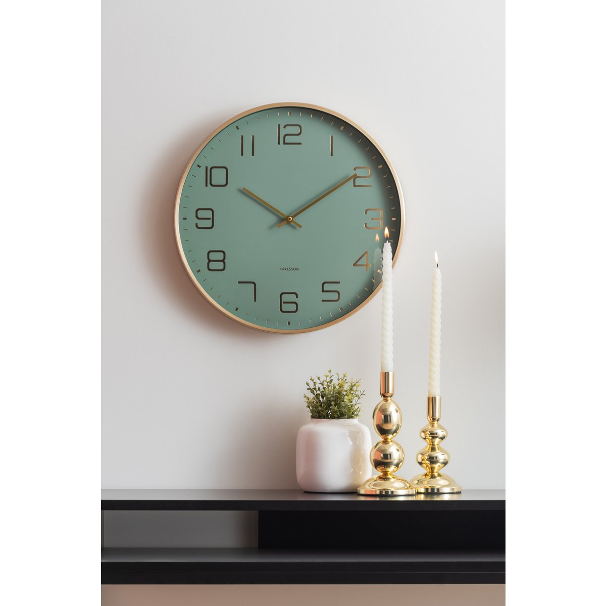 Wandklok Elegantie Glow