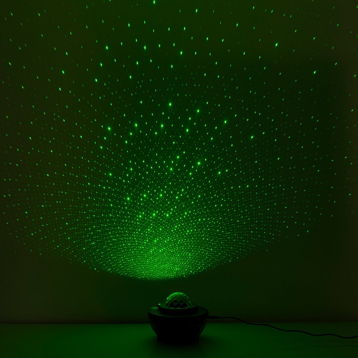 Atmosferische Galaxy LED -projector, decoratieve verlichting gemaakt van plastic, kleurrijke, geïntegreerde LED, voor binnen