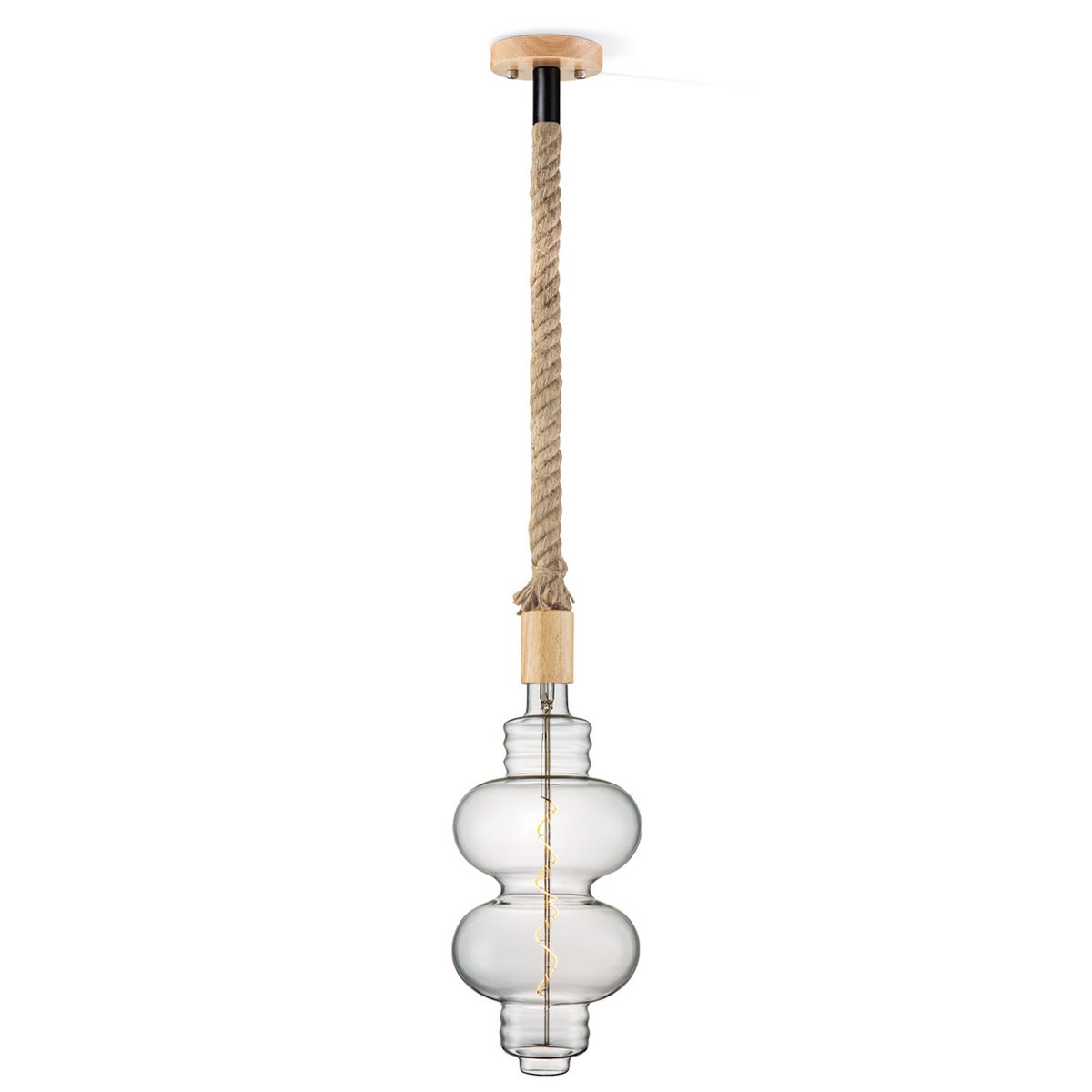 Home Sweet Home hanglamp Leonardo Diabolo - dimbaar E27 helder