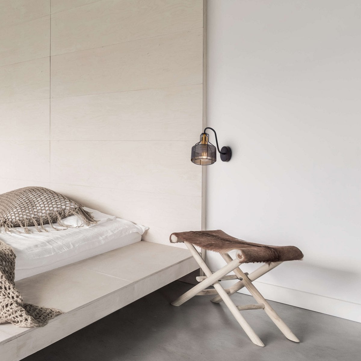 1er Wall Lamp Spot "Foro" gemaakt van metaal in het zwart, met E27 -versie, ongeveer 22 x 13,5 x 23 cm. Stijlvolle verlichting voor woonkamer, eetkamer of keuken.