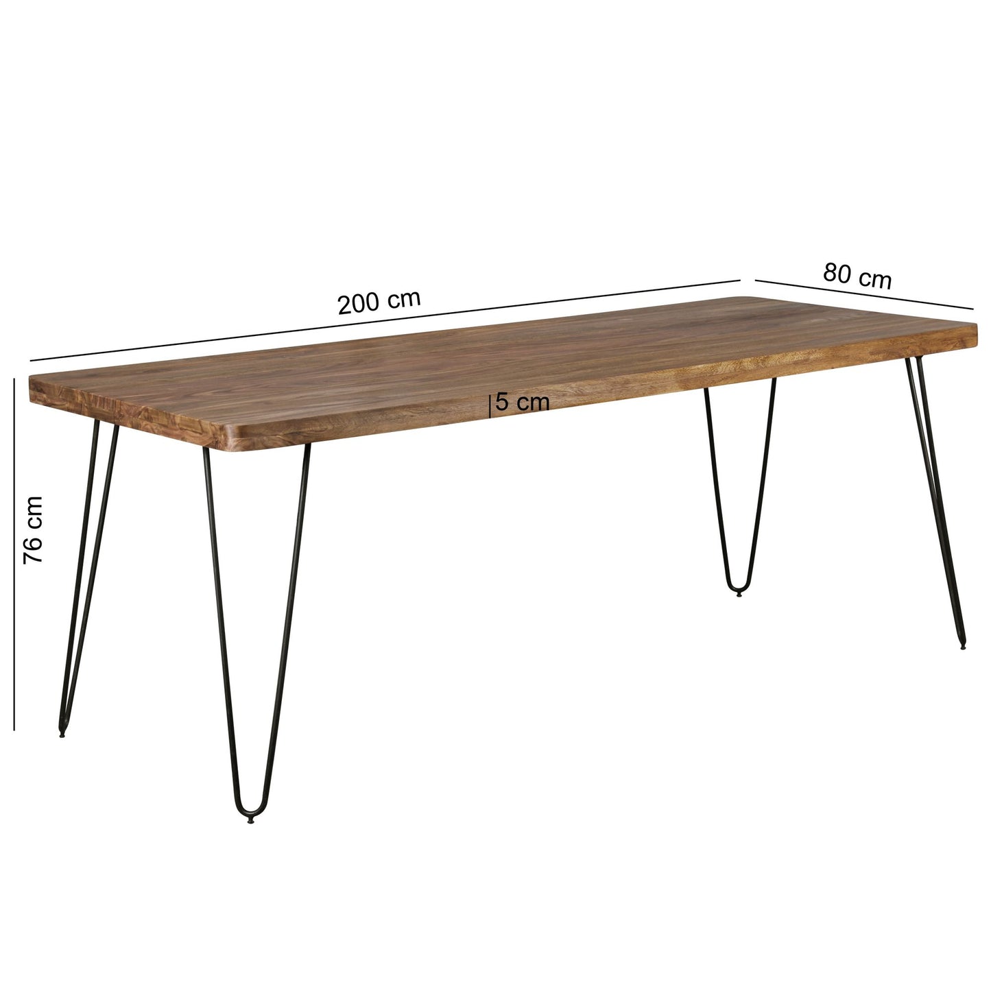 Eetkamertafel Bagli Sheesham