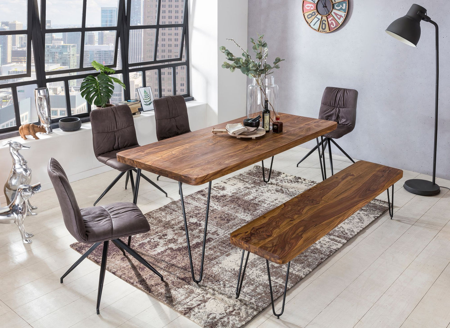 Eetkamertafel Bagli Sheesham