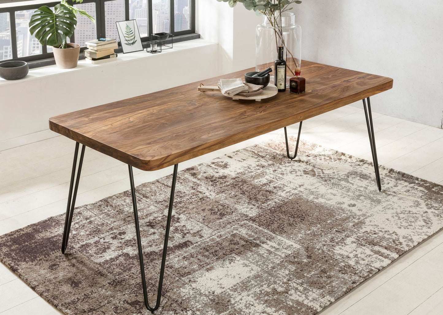 Eetkamertafel Bagli Sheesham