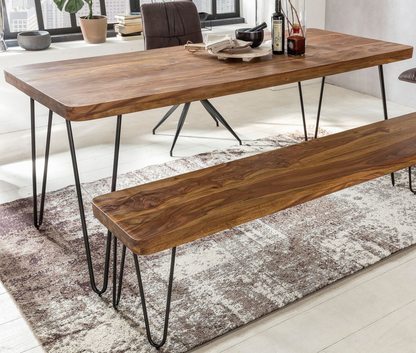 Eetkamertafel Bagli Sheesham