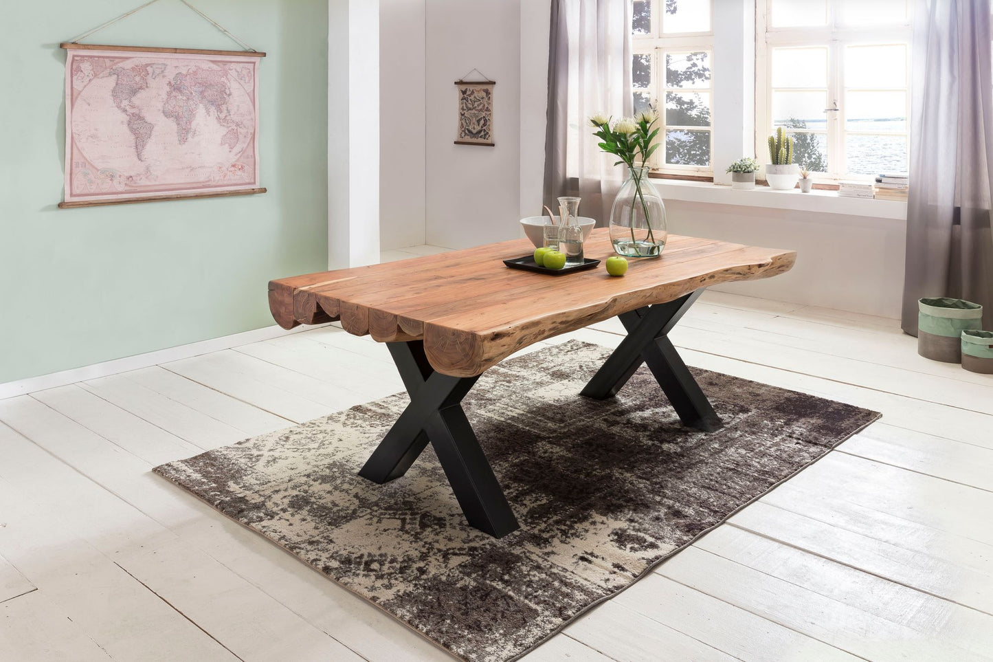 Eetkamertafel/ Boomstamtafel Hugo