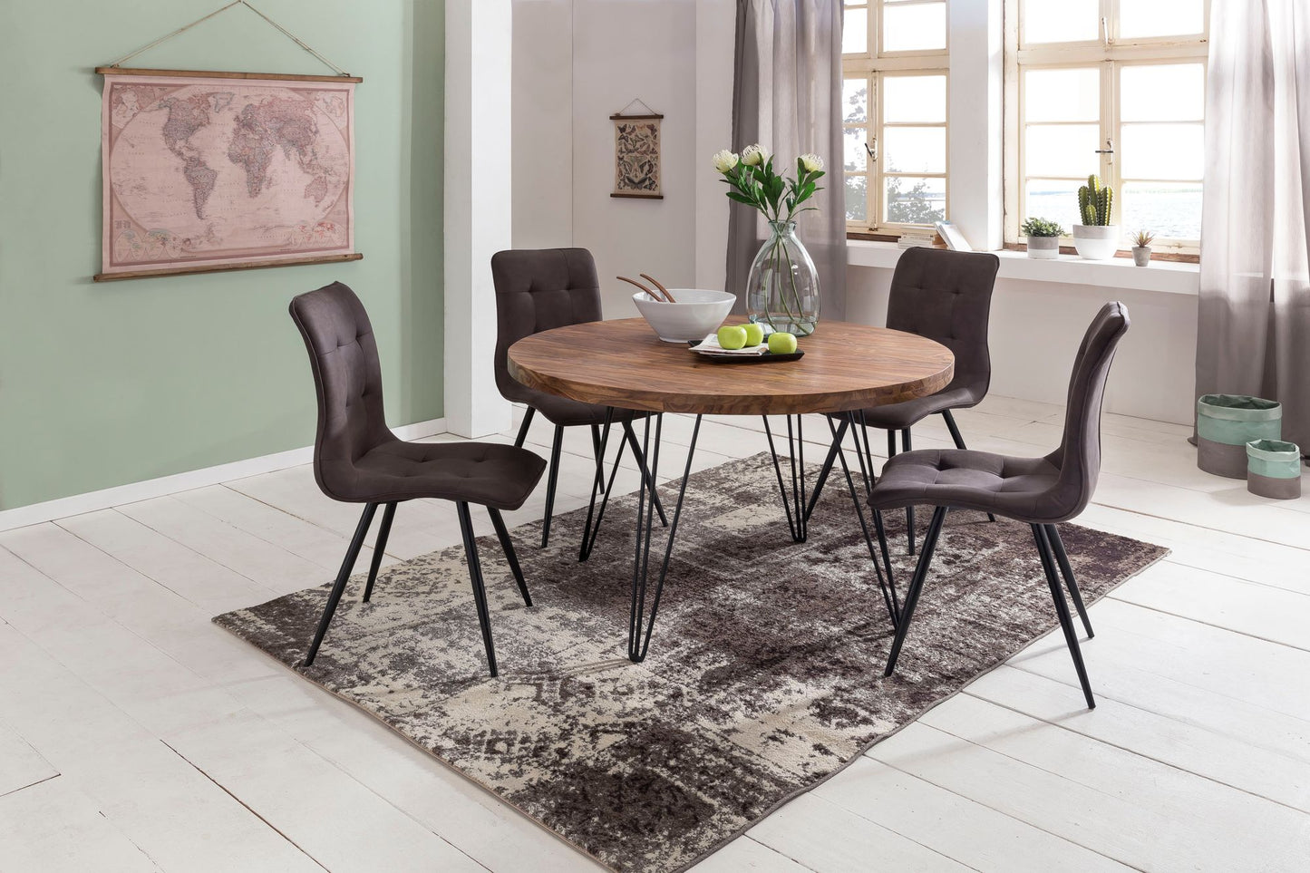 Eetkamertafel Rondo Sheesham