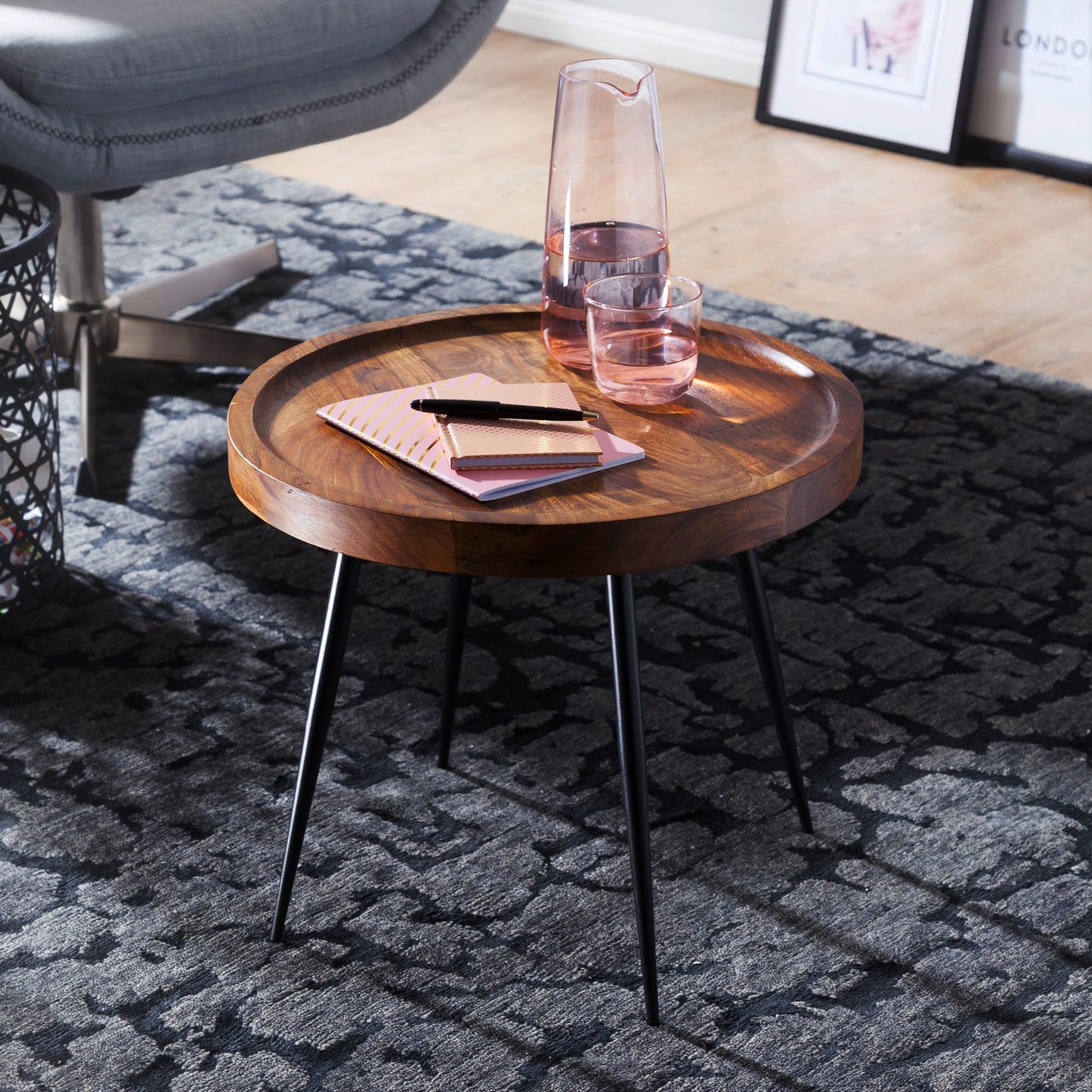 Bijzettafel Rond Deco