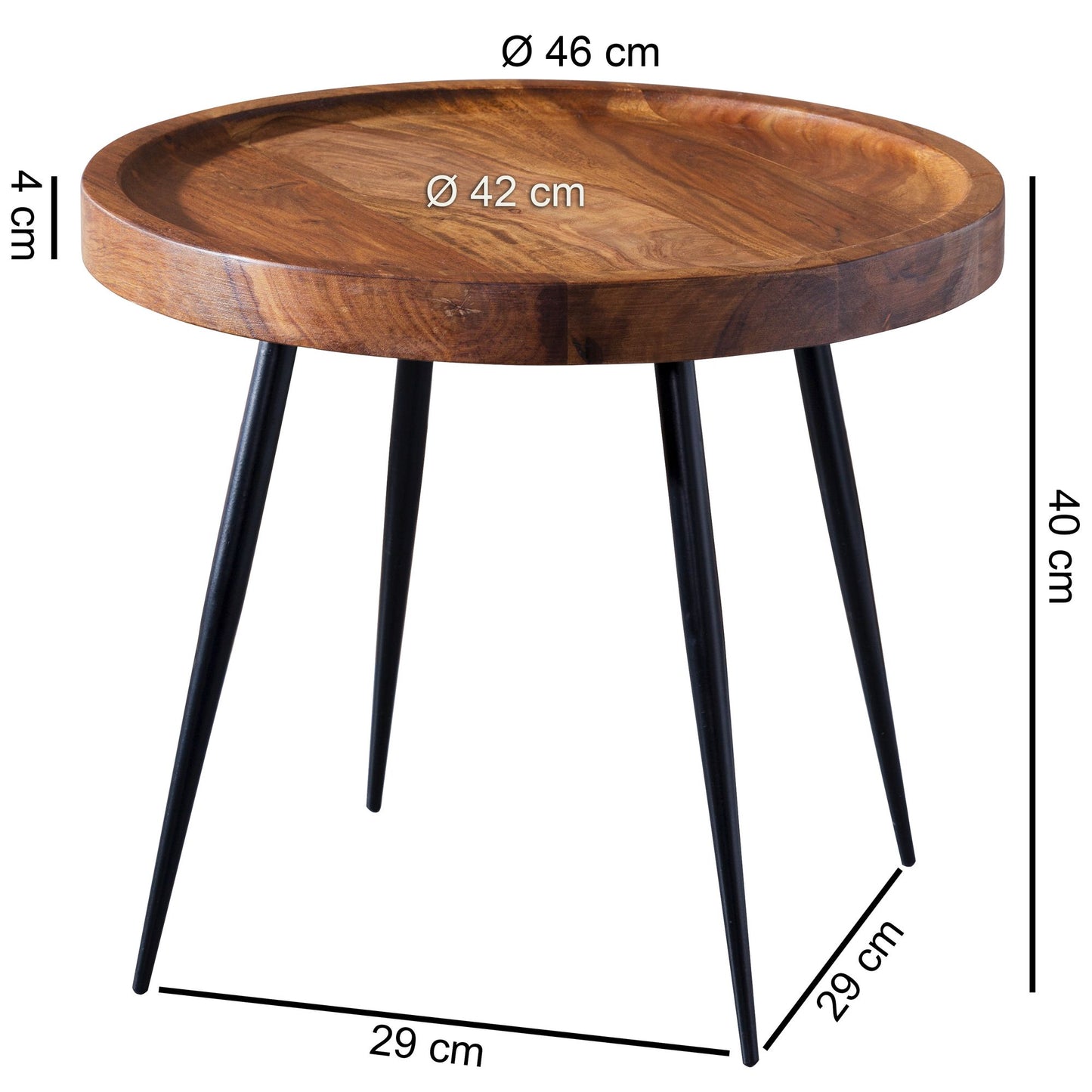 Bijzettafel Rond Deco