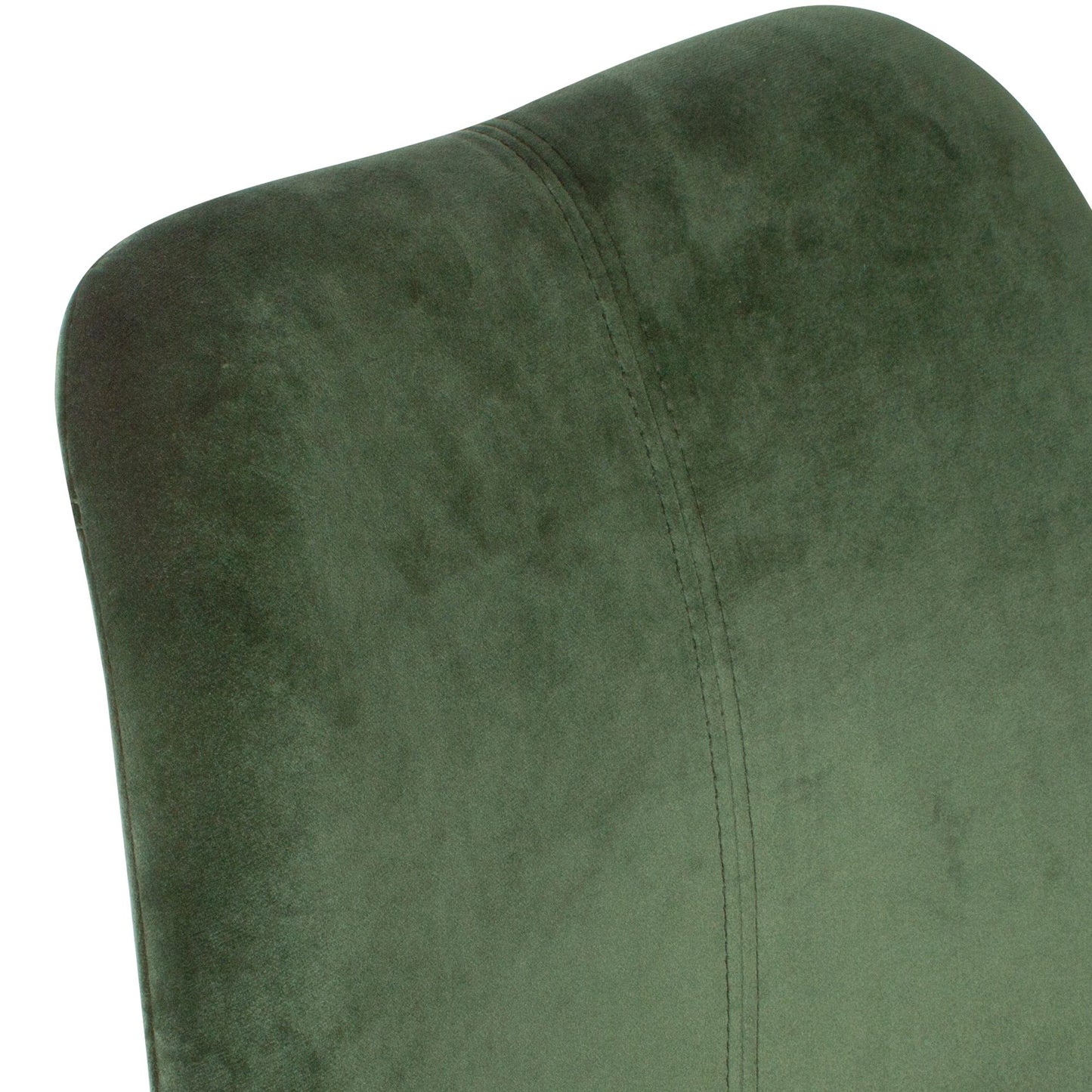 Velvet fluwelen eetkamerstoel hout (Set 2 Stuks)