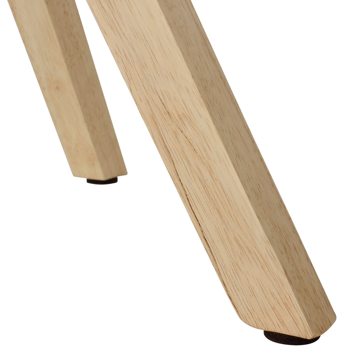 Velvet fluwelen eetkamerstoel hout (Set 2 Stuks)