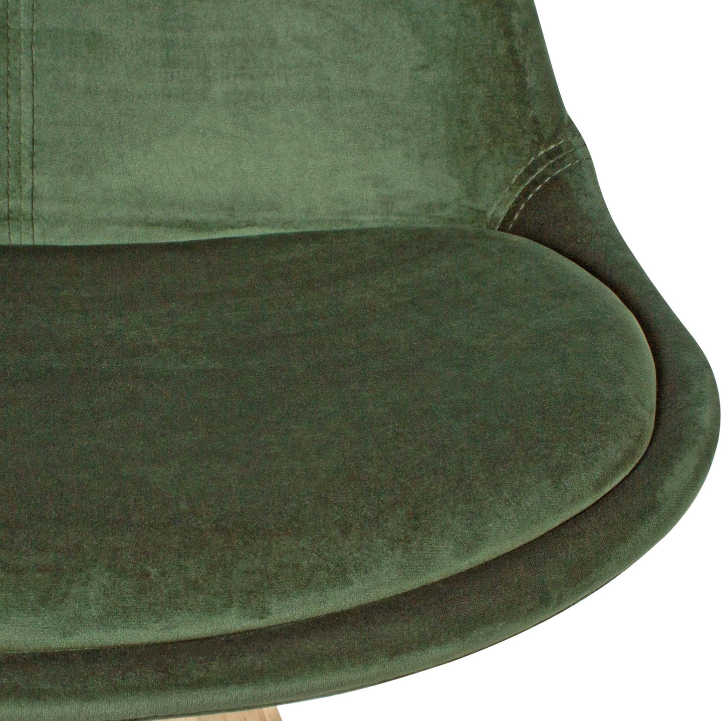 Velvet fluwelen eetkamerstoel (Set 2 Stuks)