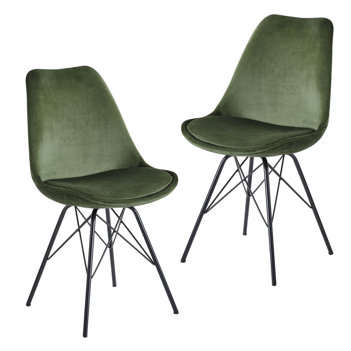 Scandinavische eetkamerstoel (Set 2 Stuks)