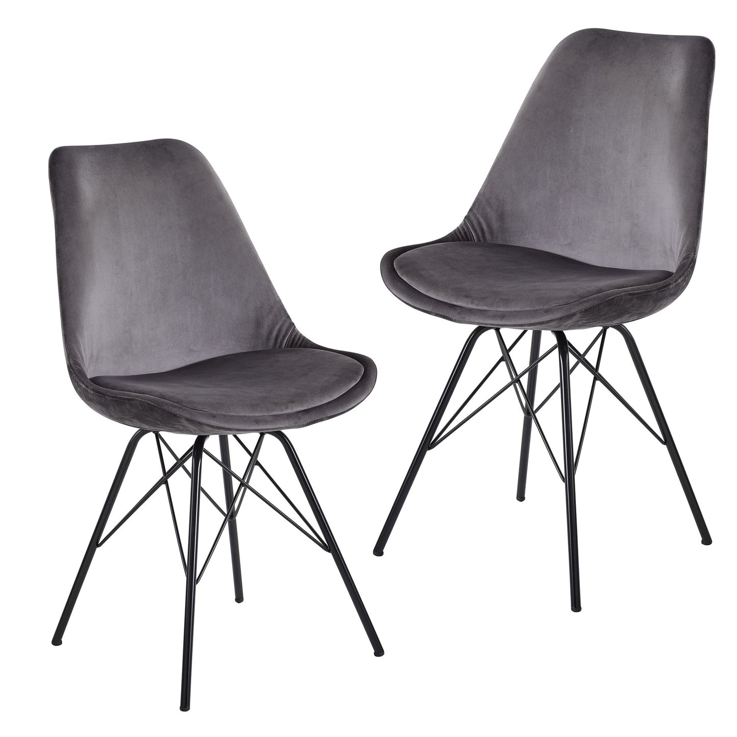 Scandinavische eetkamerstoel (Set 2 Stuks)